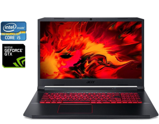 БУ Игровой ноутбук Acer Nitro 5 AN515-54 / 15.6&quot; (1920x1080) IPS / Intel Core i5-9300H (4 (8) ядра по 2.4 - 4.1 GHz) / 16 GB DDR4 / 512 GB SSD M.2 / nVidia GeForce GTX 1650, 4 GB GDDR5, 128-bit / WebCam из Европы