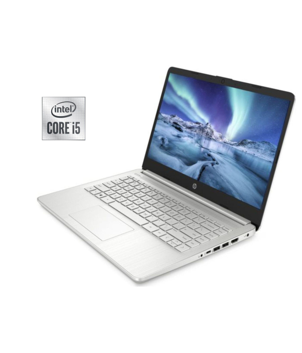 Ультрабук HP Laptop 14s-dq1504sa / 14&quot; (1366x768) IPS / Intel Core i5-1035G1 (4 (8) ядра по 1.0 - 3.6 GHz) / 8 GB DDR4 / 256 GB SSD / Intel UHD Graphics / WebCam / Win 10 Pro - 1