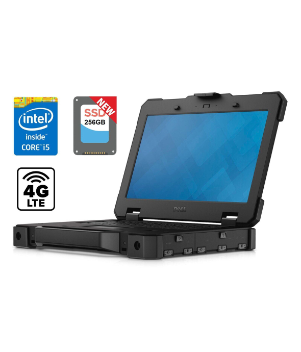 Защищенный ноутбук Dell Latitude E7404 Extreme Rugged / 14&quot; (1366x768) TN / Intel Core i5-4310U (2 (4) ядра по 2.0 - 3.0 GHz) / 16 GB DDR3 / 256 GB SSD NEW / Intel HD Graphics 4400 / WebCam / HDMI / 4G LTE - 1