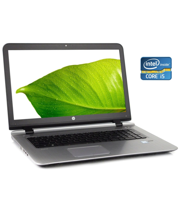 Ноутбук HP ProBook 470 G3 / 17.3&quot; (1600x900) TN / Intel Core i5-6200U (2 (4) ядра по 2.3 - 2.8 GHz) / 8 GB DDR4 / 512 GB SSD / Intel HD Graphics 520 / WebCam / DVD-ROM / Win 10 Pro - 1
