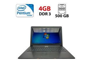 БУ Ноутбук Asus R509C / 15.6&quot; (1366x768) TN / Intel Pentium 2117U (2 ядра по 1.8 GHz) / 4 GB DDR3 / 500 GB HDD / Intel HD Graphics 3000 / WebCam из Европы