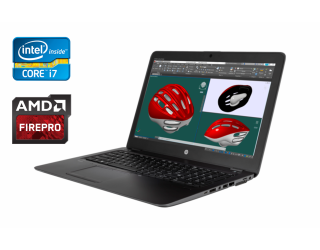БУ Ноутбук HP zBook 15u G3 / 15.6&quot; (1920x1080) IPS / Intel Core i7-6600U (2 (4) ядра по 2.6 - 3.4 GHz) / 16 GB DDR4 / 512 GB SSD / AMD FirePro W4190M, 2 GB GDDR5, 128-bit / WebCam / Fingerprint / Windows 10 из Европы
