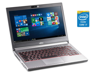 БУ Ультрабук Fujitsu LifeBook E736 / 13.3&quot; (1920x1080) IPS / Intel Core i7-6500U (2 (4) ядра по 2.5 - 3.1 GHz) / 8 GB DDR4 / 512 GB SSD / Intel HD Graphics 520 / WebCam / Win 10 Pro из Европы