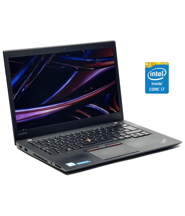 Ультрабук Lenovo ThinkPad T460s / 14&quot; (2560x1440) IPS / Intel Core i7-6600U (2 (4) ядра по 2.6 - 3.4 GHz) / 8 GB DDR4 / 256 GB SSD / Intel HD Graphics 520 / WebCam / Win 10 Pro - 1