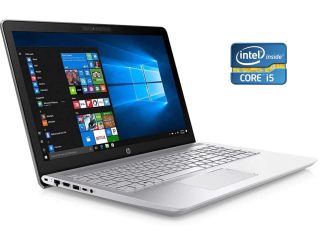 БУ Ноутбук HP 15cs1063cl / 15.6&quot; (1366x768) TN / Intel Core i5-8250U (4 (8) ядра по 1.6 - 3.4 GHz) / 8 GB DDR4 / 240 GB SSD / Intel UHD Graphics 620 / WebCam / Win 10 Pro из Европы