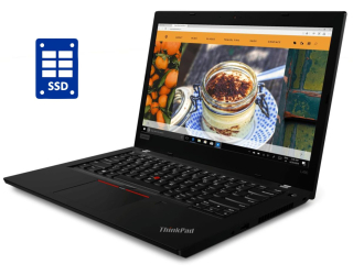 БУ Ультрабук Lenovo ThinkPad L490 / 14&quot; (1366x768) TN / Intel Core i3-8145U (2 (4) ядра по 2.1 - 3.9 GHz) / 8 GB DDR4 / 256 GB SSD / Intel UHD Graphics / WebCam / Win 10 Pro из Европы