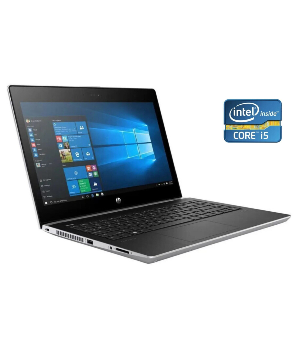 Ультрабук HP ProBook 430 G5 / 13.3&quot; (1366x768) IPS / Intel Core i5-8250U (4 (8) ядра по 1.6 - 3.4 GHz) / 8 GB DDR4 / 256 GB SSD / Intel UHD Graphics 620 / WebCam / Win 10 Pro - 1