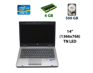 БУ Ноутбук HP ProBook 6460b / 14&quot; (1600x900) TN / Intel Core i5-2410M (2 (4) ядра по 2.3 - 2.9 GHz) / 4 GB DDR3 / 500 GB HDD / Intel HD Graphics 3000 из Европы