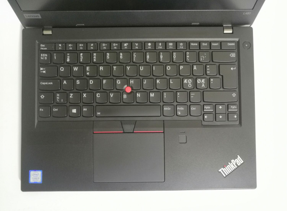 Ультрабук Lenovo ThinkPad L480 / 14&quot; (1366x768) TN / Intel Core i5-8250U (4 (8) ядра по 1.6 - 3.4 GHz) / 8 GB DDR4 / 256 GB SSD / Intel UHD Graphics 620 / WebCam / HDMI / Windows 10 Pro - 3