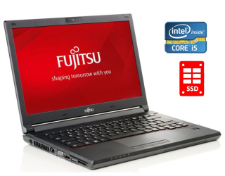 БУ Ноутбук Fujitsu LifeBook E547/ 14 &quot; (1920x1080) IPS / Intel Core i5-7200U (2 (4) ядра по 2.5 - 3.1 GHz) / 8 GB DDR4 / 256 GB SSD / Intel HD Graphics 520 / WebCam / Windows 10 Pro из Европы
