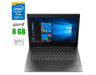 БУ Ноутбук Lenovo V130 - 14IKB / 14 &quot; (1920x1080) TN / Intel Core i5-7200U (2 (4) ядра по 2.5 - 3.1 GHz) / 8 GB DDR4 / 256 GB SSD / Intel HD Graphics 620 / WebCam / Windows 10 Pro из Европы