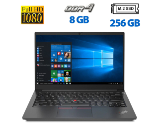 БУ Ультрабук Lenovo ThinkPad E14 G1 / 14&quot; (1920x1080) IPS / Intel Core i3-10110U (2 (4) ядра по 2.1 - 4.2 GHz) / 8 GB DDR4 / 256 GB SSD M.2 / Intel UHD Graphics / WebCam / Win 10 Pro из Европы