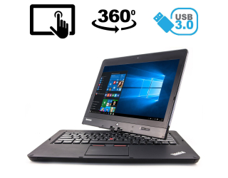 БУ Нетбук-трансформер Lenovo ThinkPad Twist S230u / 12.5&quot; (1366x768) IPS Touch / Intel Core i5-3317U (2 (4) ядра по 1.7 - 2.6 GHz) / 4 GB DDR3 / 24 GB SSD + 500 GB HDD / Intel HD Graphics 4000 / WebCam / USB 3.0 / Windows 10 Pro из Европы