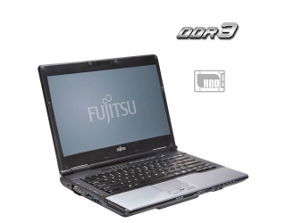 БУ Ноутбук Fujitsu Lifebook S752 / 14&quot; (1366x768) TN / Intel Core i3-2328M (2 (4) ядра по 2.2 GHz) / 4 GB DDR3 / 320 GB HDD / Intel HD Graphics 3000 / WebCam / DVD-ROM из Европы