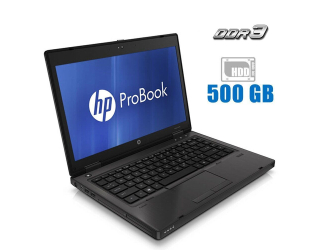 БУ Ноутбук HP ProBook 6460b / 14&quot; (1366x768) TN / Intel Core i3-2310M (2 (4) ядра по 2.1 GHz) / 4 GB DDR3 / 500 GB HDD / Intel HD Graphics 3000 / WebCam / DVD-ROM из Европы