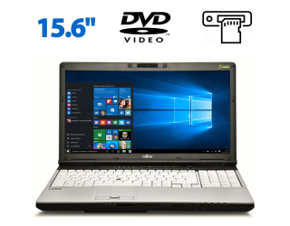 БУ Ноутбук Fujitsu Lifebook E751 / 15.6&quot; (1366x768) TN / Intel Core i3-2310M (2 (4) ядра по 2.1 GHz) / 4 GB DDR3 / 320 GB HDD / Intel HD Graphics 3000 / WebCam / DVD-ROM / Windows 10 Pro из Европы