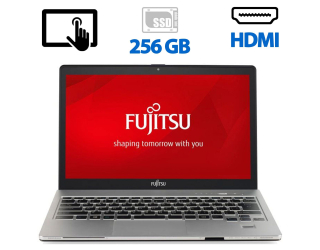 БУ Ультрабук Б-клас Fujitsu LifeBook S936 / 13.3&quot; (1920x1080) IPS Touch / Intel Core i5 - 6300U (2 (4) ядра по 2.4-3.0 GHz) / 8 GB DDR4 / 256 GB SSD / Intel HD Graphics 520 / WebCam / HDMI / Windows 10 Pro из Европы