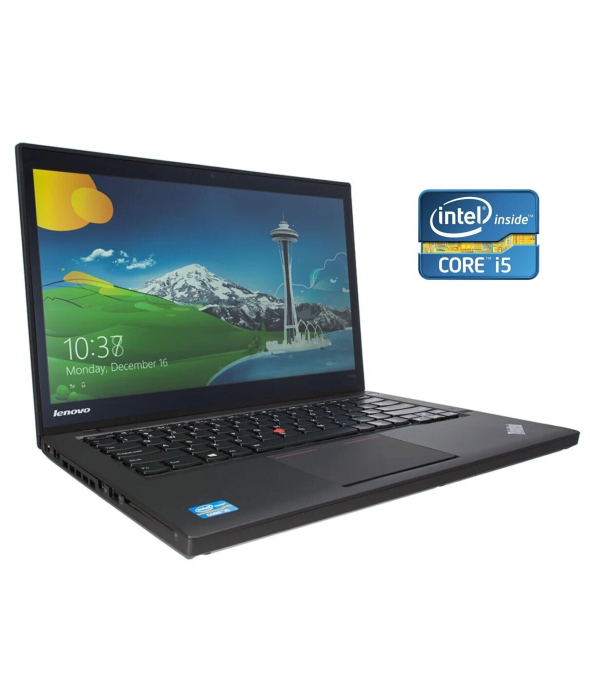 Ультрабук Lenovo ThinkPad T440s / 14&quot; (1600x900) TN / Intel Core i5-4210U (2 (4) ядра по 1.7 - 2.7 GHz) / 8 GB DDR3 / 128 GB SSD / Intel HD Graphics 4400 / Windows 10 Pro - 1