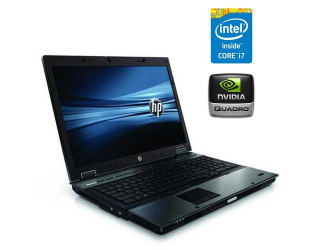 БУ Ноутбук HP EliteBook 8740w / 17&quot; (1920x1200) TN / Intel Core i7-620M (2 (4) ядра по 2.66 - 3.33 GHz) / 8 GB DDR3 / 256 GB SSD / nVidia Quadro FX 2800M, 1 GB GDDR3, 256-bit / WebCam из Европы