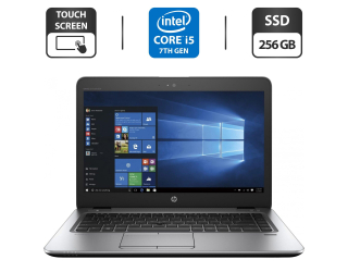 БУ Ноутбук HP EliteBook 840 G4 / 14&quot; (1920x1080) TN Touch / Intel Core i5-7300U (2 (4) ядра по 2.6 - 3.5 GHz) / 8 GB DDR4 / 256 GB SSD / Intel HD Graphics 620 / WebCam из Европы