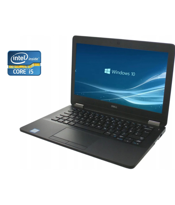 Нетбук Dell Latitude E7270 / 12.5 &quot; (1366x768) TN / Intel Core i5-6300U (2 (4) ядра по 2.4 - 3.0 GHz) / 8 GB DDR4 / 240 GB SSD / Intel HD Graphics 520 / WebCam / Win 10 Pro - 1