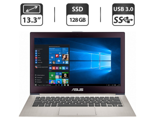 БУ Ультрабук Asus ZenBook UX31LA / 13.3'' (1600x900) TN / Intel Core i5-4200U (2 (4) ядра по 1.6 - 2.6 GHz) / 4 GB DDR3 / 128 GB SSD / Intel HD Graphics 4400 / WebCam / micro HDMI / Windows 10 Pro из Европы