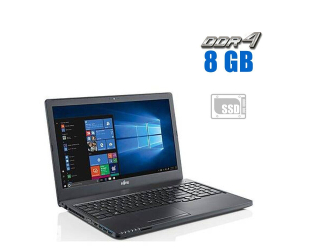 БУ Ноутбук Fujitsu LifeBook A357 / 15.6&quot; (1920x1080) TN / Intel Core i3-6006U (2 (4) ядра по 2.0 GHz) / 8 GB DDR4 / 256 GB SSD / Intel HD Graphics 520 / WebCam  из Европы