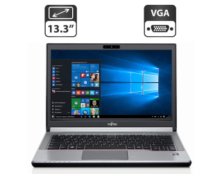 БУ Ноутбук Б-класс Fujitsu LifeBook E734 / 13.3&quot; (1366x768) TN / Intel Core i3-4000M (2 (4) ядра по 2.4 GHz) / 4 GB DDR3 / 500 GB HDD / Intel HD Graphics 4600 / WebCam / Windows 10 Pro из Европы