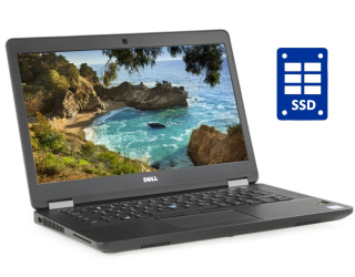 БУ Ноутбук Dell Latitude E5470 / 14&quot; (1366x768) TN / Intel Core i3-6100U (2 (4) ядра по 2.3) / 8 GB DDR3 / 128 GB SSD / Intel HD Graphics 520 / WebCam / Win 10 Pro из Европы