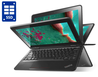 БУ Нетбук-трансформер Lenovo ThinkPad Yoga 11e G4 / 11.6&quot; (1366x768) IPS Touch / Intel Core i3-7100U (2 (4) ядра по 2.4 GHz) / 8 GB DDR3 / 128 GB SSD / Intel HD Graphics 620 / WebCam / Win 10 Pro из Европы
