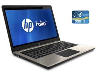 БУ Ультрабук HP Folio 13-2000 / 13.3&quot; (1366x768) TN / Intel Core i5-2467M (2 (4) ядра по 1.6 - 2.3 GHz) / 8 GB DDR4 / 128 GB SSD / Intel HD Graphics 3000 / WebCam из Европы