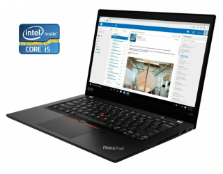БУ Ультрабук Lenovo ThinkPad X390 / 13.3 &quot; (1366x768) TN / Intel Core i5-8365u (4 (8) ядра по 1.6 - 4.1 GHz) / 8 GB DDR4 / 256 GB SSD / Intel UHD Graphics / WebCam / Win 10 Pro из Европы