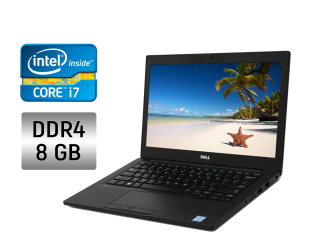 БУ Ультрабук Б-класс Dell Latitude 7280 / 12.5&quot; (1920x1080) IPS Touch / Intel Core i7-6600U (2 (4) ядра по 2.6 - 3.4 GHz) / 8 GB DDR4 / 256 GB SSD / Intel HD Graphics 520 / WebCam / Windows 10 из Европы