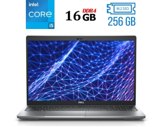 БУ Ноутбук Б-клас Dell Latitude 5530 / 15.6&quot; (1920x1080) IPS / Intel Core i5 - 1235u (10 (12) ядер по 1.3-4.4 GHz) / 16 GB DDR4 / 256 GB SSD M. 2 / Intel Iris XE Graphics / WebCam / USB 3.2 / HDMI / Windows 10 ліцензія из Европы