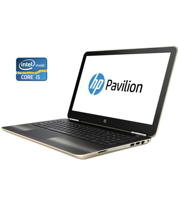 Ноутбук HP Pavilion z3d13ea / 15.6&quot; (1366x768) TN / Intel Core i5-7200U (2 (4) ядра по 2.5 - 3.1 GHz) / 8 GB DDR4 / 240 GB SSD / Intel HD Graphics 620 / WebCam / DVD-ROM / Win 10 Pro - 1