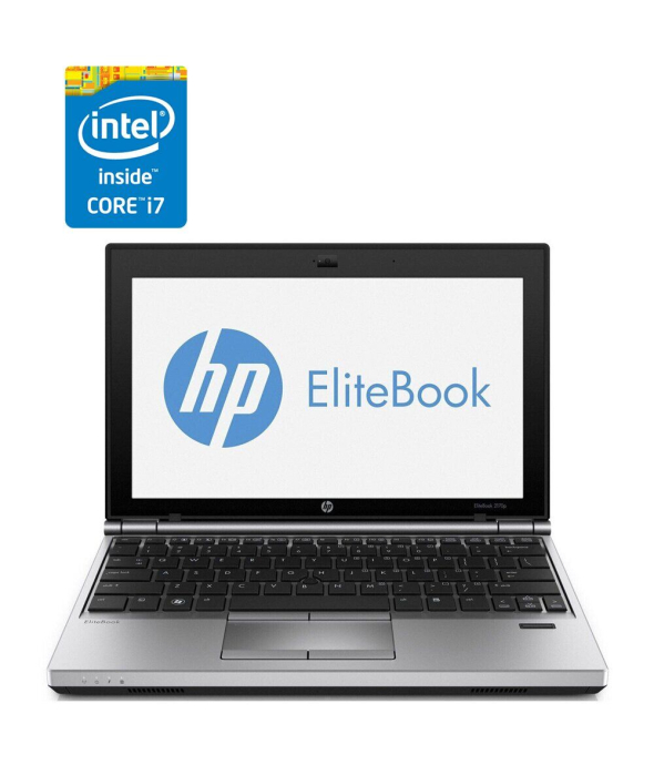 Нетбук Б-клас HP EliteBook 2170p / 11.6&quot; (1366x768) TN / Intel Core i7 - 3667U (2 (4) ядра по 2.0-3.2 GHz) / 4 GB DDR3 / 120 GB SSD / Intel HD Graphics 4000 / WebCam / Win 11 - 1
