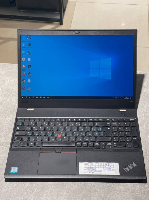 Ноутбук Lenovo ThinkPad T580 / 15.6&quot; (1920x1080) IPS / Intel Core i5-8250U (4 (8) ядра по 1.6 - 3.4 GHz) / 16 GB DDR4 / 240 GB SSD / Intel UHD Graphics 620 / WebCam / 3G - 2