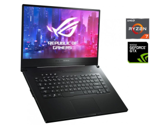 БУ Ігровий ноутбук Asus ROG Zephyrus GA502DU / 15.6&quot; (1920x1080) IPS / AMD Ryzen 7 3750h (4 (8) ядра по 2.3 - 4.0 GHz) / 16 GB DDR4 / 512 GB SSD / nVidia GeForce GTX 1660 Ti Max-Q, 6 GB GDDR6, 192-bit из Европы