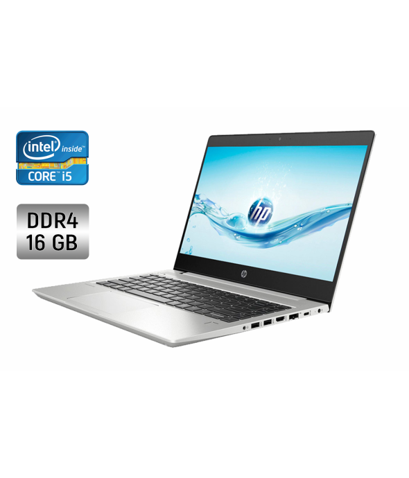 Ультрабук HP ProBook 440 G7 / 14&quot; (1920x1080) IPS / Intel Core i5-10210u (4 (8) ядра по 1.6-4.2 GHz) / 16 GB DDR4 / 256 GB SSD / Intel UHD Graphics / WebCam / Fingerprint + бездротова мишка - 1