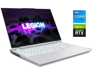 БУ Игровой ноутбук Lenovo Legion 15ITH6H / 15.6&quot; (1920x1080) IPS / Intel Core i5-11400H (6 (12) ядер по 2.7 - 4.5 GHz) / 16 GB DDR4 / 512 GB SSD M.2 / nVidia GeForce RTX 3060, 6 GB GDDR6, 192-bit / WebCam / Win 11 Home из Европы