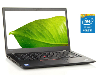 БУ Ультрабук Lenovo ThinkPad T470s / 14&quot; (1920x1080) IPS / Intel Core i7-6600U (2 (4) ядра по 2.6 - 3.4 GHz) / 8 GB DDR4 / 120 GB SSD / Intel HD Graphics 520 / WebCam из Европы