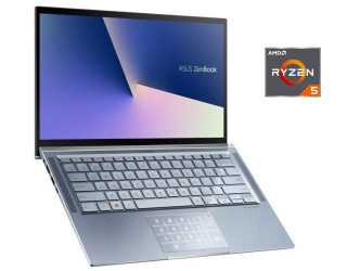 БУ Ультрабук Asus ZenBook UM431D / 14&quot; (1920x1080) IPS / AMD Ryzen 5 3500U (4 (8) ядра по 2.1 - 3.7 GHz) / 8 GB DDR4 / 512 GB SSD M.2 / AMD Radeon Vega 8 Graphics / WebCam / Win 11 Home из Европы