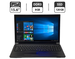 БУ Ноутбук Б-класс Lenovo B570e / 15.6&quot; (1366x768) TN / Intel Core i5-2540M (2 (4) ядра по 2.6 - 3.3 GHz) / 8 GB DDR3 / 120 GB SSD / Intel HD Graphics 3000 / WebCam / Windows 10 Pro из Европы