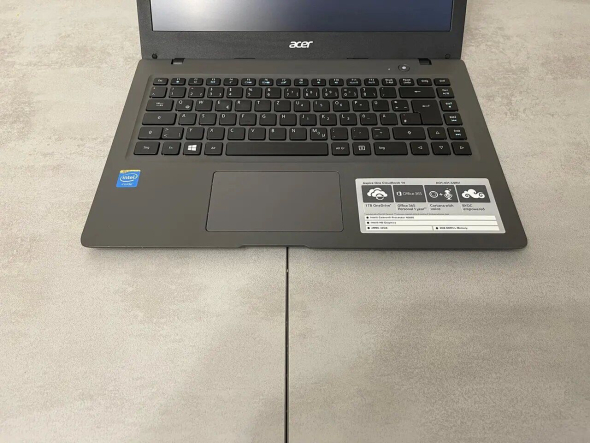 Ноутбук Acer Aspire One Cloudbook 14 AO1 - 431 / 14&quot; (1366x768) TN / Intel Celeron N3050 (2 ядра по 1.6-2.16 GHz) / 2 GB DDR3 / 32 GB eMMC / Intel HD Graphics / WebCam / HDMI - 6