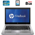 Ноутбук HP EliteBook 8460p / 14" (1366x768) TN / Intel Core i5-2520M (2 (4) ядра по 2.5 - 3.2 GHz) / 8 GB DDR3 / 256 GB SSD / Intel HD Graphics 3000 / DVD-RW / DisplayPort - 1