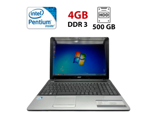 БУ Ноутбук Acer Aspire E1-531 / 15.6&quot; (1366x768) TN / Intel Pentium B960 (2 ядра по 2.2 GHz) / 4 GB DDR3 / 500 GB HDD / Intel HD Graphics / WebCam / АКБ не держит из Европы