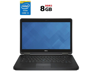 БУ Ноутбук Б-клас Dell Latitude E5440 / 14&quot; (1600x900) TN / Intel Core i5-4310U (2 (4) ядра по 2.0 - 3.0 GHz) / 8 GB DDR3 / 256 GB SSD / Intel HD Graphics 4400 / WebCam / Win 10 из Европы