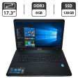Ноутбук Asus F751l / 17.3" (1600x900) TN / Intel Core i3-5005U (2 (4) ядра по 2.0 GHz) / 8 GB DDR3 / 128 GB SSD / Intel HD Graphics 5500 / WebCam / VGA - 1