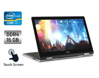 БУ Ноутбук-трансформер Dell Inspiron 15-7579 / 15.6&quot; (1920x1080) IPS Touch / Intel Core i7 - 7500U (2 (4) ядра по 2.7-3.5 GHz) / 16 GB DDR4 / 512 GB SSD / Intel HD Graphics 620 / WebCam / Windows 10 из Европы