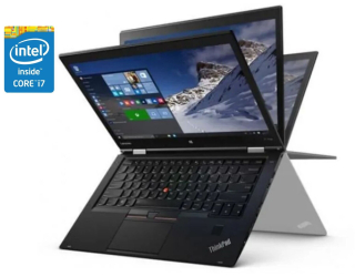 БУ Ультрабук-трансформер Lenovo ThinkPad X1 Yoga G1 / 14&quot; (2560x1440) IPS Touch / Intel Core i5-6300U (2 (4) ядра по 2.4 - 3.0 GHz) / 8 GB DDR3 / 256 GB SSD / Intel UHD Graphics 520 / WebCam / Win 10 Pro из Европы